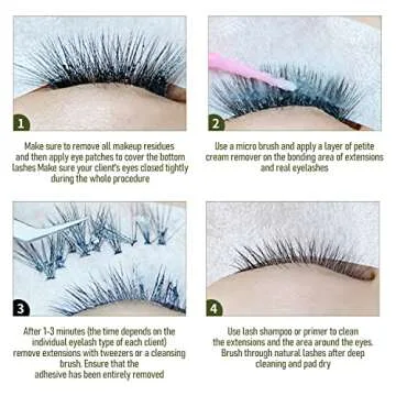 VEYES INC Professional Eyelash Removal Cream 5ml Low Irritation