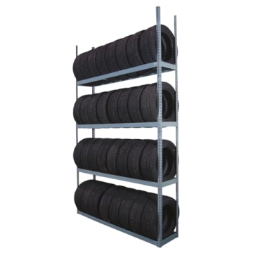 Martins 4-Tier Tire Storage Rack for Passenger Cars, SUVs, and Light Trucks, MTSR-4