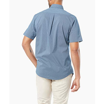 Dockers Men's Classic Fit Comfort Flex Shirt - Blue Print