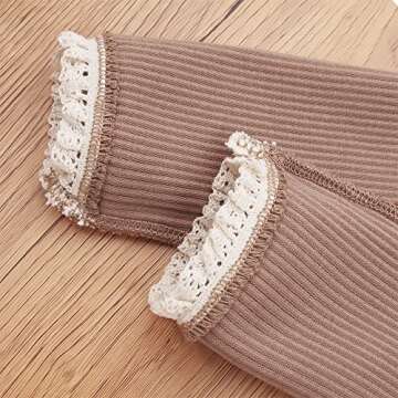 Toddler Girls Comfortable Ribbed Leggings in Various Colors