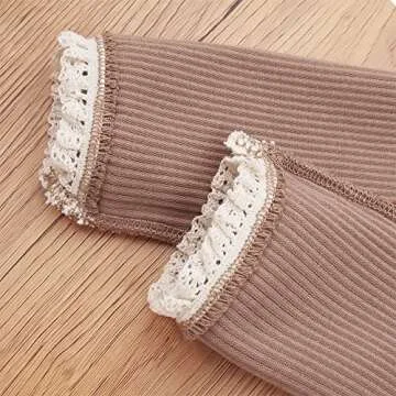 Toddler Girls Comfortable Ribbed Leggings in Various Colors