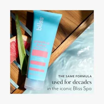 Bliss Body Butter - Grapefruit and Aloe - Maximum Moisture Cream - 6.7 Fl Oz - Body Lotion for Dry Skin - Long-Lasting Moisturizer for Women & Men - Vegan and Cruelty-Free