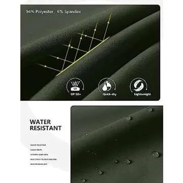 SANTINY Women's Quick Dry Hiking Cargo Shorts with Pockets