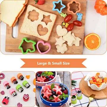 36-Piece Cookie Cutters Set with Silicone Baking Cups