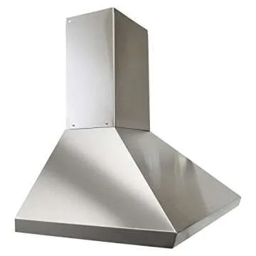 KOBE Range Hoods CHX8136SQB-2 Wall Mount Range Hood, 36-Inch, Stainless Steel