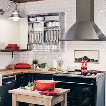 KOBE Range Hoods CHX8136SQB-2 Wall Mount Range Hood, 36-Inch, Stainless Steel