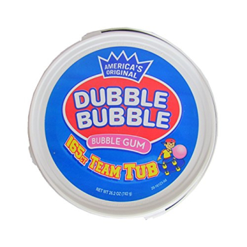 Double Bubble 165 Count Tub Bubble Gum for Everyone