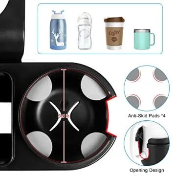 Universal Backseat Car Organizer for Drinks, Snacks & More