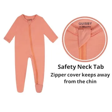 GUISBY Rayon Baby Pajamas Soft and Cute for Infants