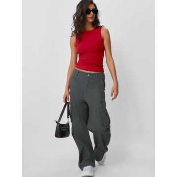 Trendy Queen Women Casual Tank Tops Summer 2024 Fashion