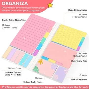 Niutop Sticky Notes Set for Easy Organization and Creativity