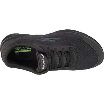 Skechers Men's Gowalk 5 Qualify-Athletic Mesh Lace Up Performance Walking Shoe Sneaker, Black, 11.5