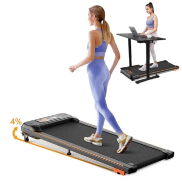 2.5HP Under Desk Treadmill with Incline & App Control - Home/Office Fitness