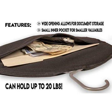 Hanger Diversion Safe for Hidden Valuables Storage