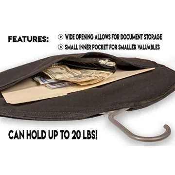 Hanger Diversion Safe for Hidden Valuables Storage