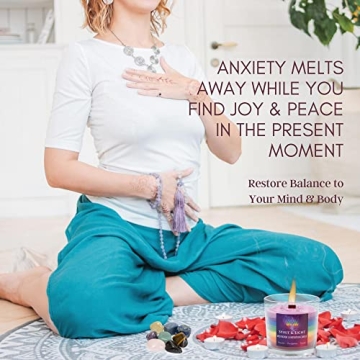 Spirit & Light Chakra Candles - Meditative Crystals & Scents