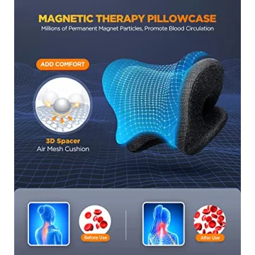 Tinhin Heated Neck Stretcher for Pain Relief & Relaxation