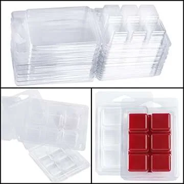 CBHTR Wax Melt Clamshells - Durable, Eco-Friendly Molds