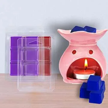 CBHTR Wax Melt Clamshells - Durable, Eco-Friendly Molds