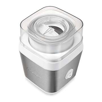 Cuisinart ICE-31 Fruit Scoop Frozen Dessert and Ice Cream Maker, Stainless Steel