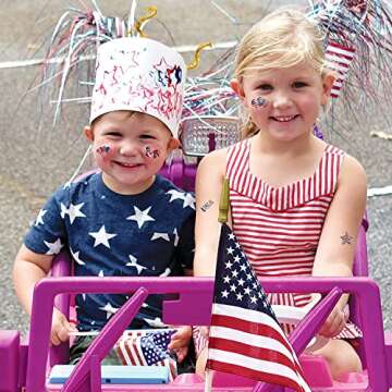 Eruclol 4th of July Temporary Tattoos for Celebrations