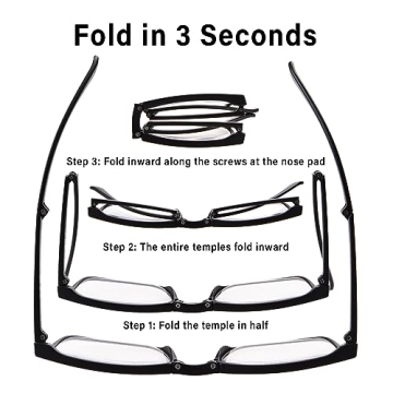 OPTOFENDY Lightweight Folding Reading Glasses