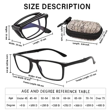 OPTOFENDY Lightweight Folding Reading Glasses