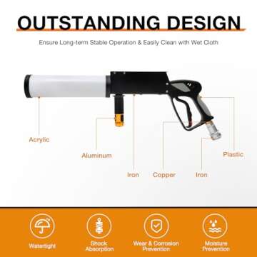 Smoke Machine with RGB Lights for Parties and Events