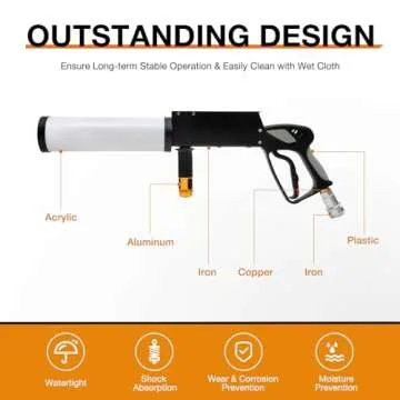 Smoke Machine with RGB Lights for Parties and Events