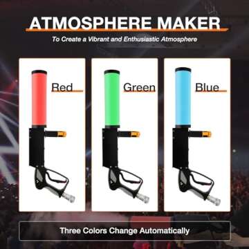 Smoke Machine with RGB Lights for Parties and Events