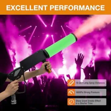 Smoke Machine with RGB Lights for Parties and Events