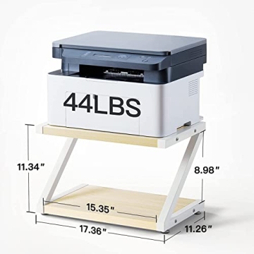 HUANUO Printer Stand with Versatile 2 Tier Storage