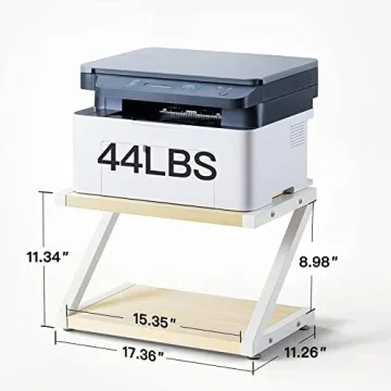 HUANUO Printer Stand with Versatile 2 Tier Storage