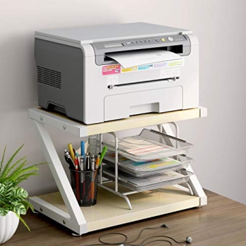 HUANUO Printer Stand with Versatile 2 Tier Storage