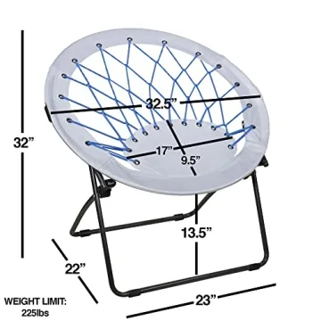 Zenithen Bungee Chair for Bedroom Dorm and Outdoors