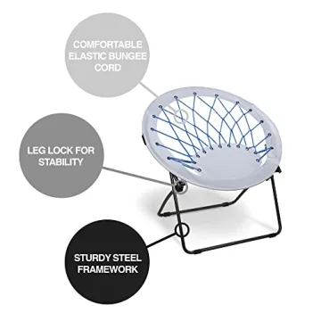 Zenithen Bungee Chair for Bedroom Dorm and Outdoors