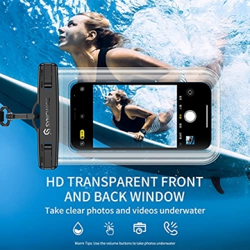SYNCWIRE IPX8 Waterproof Phone Pouch for iPhone Samsung