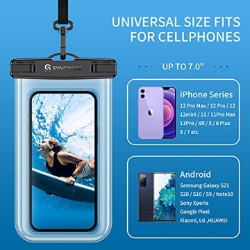 SYNCWIRE IPX8 Waterproof Phone Pouch for iPhone Samsung