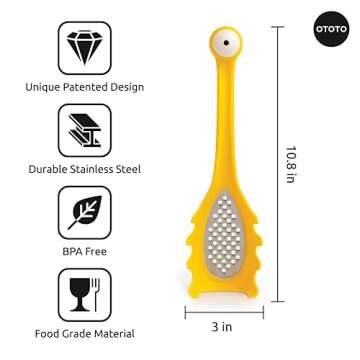 OTOTO Pasta Spoon & Spaghetti Spoon - Cooking Gadgets, Cooking Gifts, Cool Kitchen Gadgets, Cool Gifts, Cute Kitchen Accessories, Funny Gifts, Random Stuff