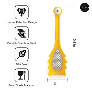 OTOTO Pasta Spoon & Spaghetti Spoon - Cooking Gadgets, Cooking Gifts, Cool Kitchen Gadgets, Cool Gifts, Cute Kitchen Accessories, Funny Gifts, Random Stuff