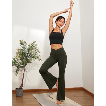 CRZ YOGA Butterluxe Women's Square Neck Sports Bra