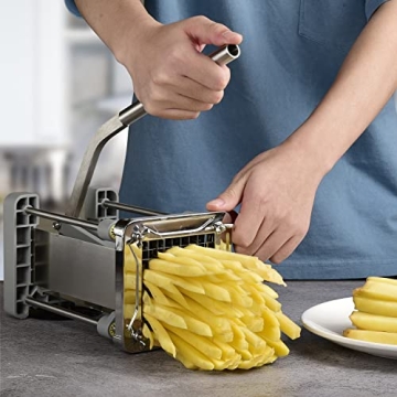 Top Professional Potato Cutter Sopito Stainless Steel 3/8-Inch Blade