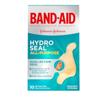 Band-Aid Hydro Seal Waterproof Adhesive Bandages for Wounds