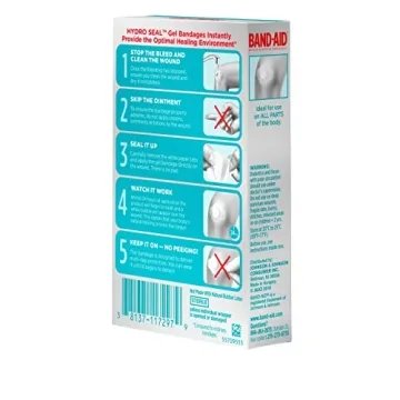 Band-Aid Hydro Seal Waterproof Adhesive Bandages for Wounds