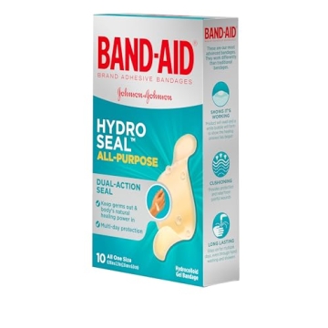 Band-Aid Hydro Seal Waterproof Adhesive Bandages for Wounds