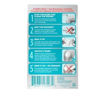 Band-Aid Hydro Seal Waterproof Adhesive Bandages for Wounds
