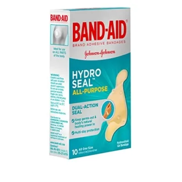 Band-Aid Hydro Seal Waterproof Adhesive Bandages for Wounds