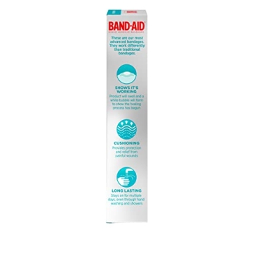Band-Aid Hydro Seal Waterproof Adhesive Bandages for Wounds