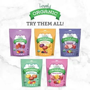 Lovely Candy Co. Organic Lollipops - Guilt-Free Sweet Indulgence