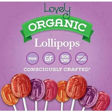 Lovely Candy Co. Organic Lollipops - Guilt-Free Sweet Indulgence